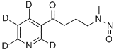 4-(METHYL-D3-NITROSAMINO)-1-(3-PYRIDYL)-1-BUTANONE Structure