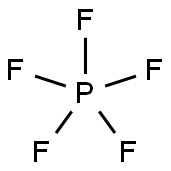 ペンタフルオロホスホラン 化学構造式