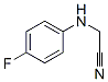 [(4-fluorophenyl)amino]acetonitrile Structure
