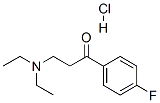 3-(diethylamino)-4'-fluoropropiophenone hydrochloride Structure