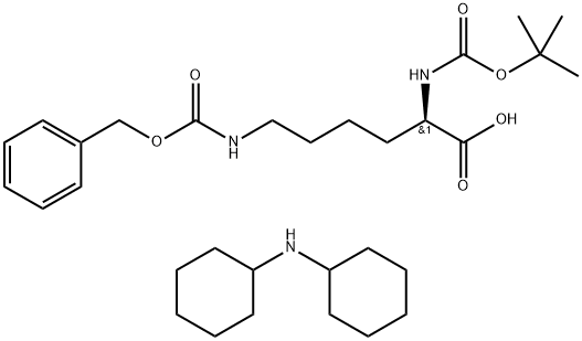 BOC-D-LYS(Z)-OH 化学構造式