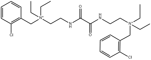 [オキサリルビス(イミノエチレン)]ビス[(2-クロロベンジル)ジエチルアミニウム] 化学構造式