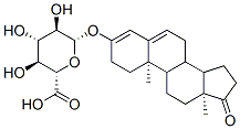 (2S,3S,4S,5R,6S)-6-[[(10R,13S)-10,13-dimethyl-17-oxo-1,2,7,8,9,11,12,14,15,16-decahydrocyclopenta[a]phenanthren-3-yl]oxy]-3,4,5-trihydroxy-oxane-2-carboxylic acid,7649-05-0,结构式