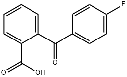 2-(4-氟苯酰基)苯甲酸 结构式