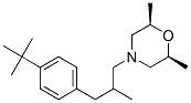 (2S,6R)-2,6-dimethyl-4-[2-methyl-3-(4-tert-butylphenyl)propyl]morpholi ne Structure