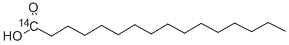 软脂-(羧基-14C)酸, 765-07-1, 结构式