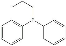 ジフェニルプロピルホスフィン 化学構造式