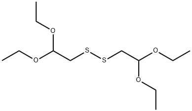 BIS(2,2-DIETHOXYETHYL) DISULFIDE Struktur