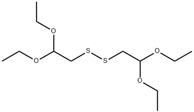 BIS(2,2-DIETHOXYETHYL) DISULFIDE Structure