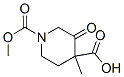 4-ETHYL 1-METHYL-3-OXOPIPERIDINE-1,4-DICARBOXYLATE) Structure