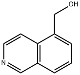 イソキノリン-5-イルメタノール 化学構造式