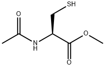 N-乙酰-L-半胱氨酸甲酯,7652-46-2,结构式