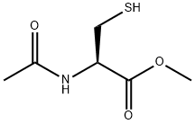 N-ACETYL-L-CYSTEINE METHYL ESTER Structure