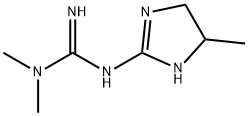 Guanidine, N-(4,5-dihydro-4-methyl-1H-imidazol-2-yl)-N,N-dimethyl- (9CI) 结构式