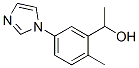 Benzenemethanol, 5-(1H-imidazol-1-yl)-alpha,2-dimethyl- (9CI) Structure