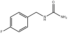 N-(4-フルオロベンジル)尿素 化学構造式