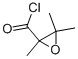 Oxiranecarbonyl chloride, trimethyl- (9CI) Structure