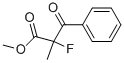 Benzenepropanoic acid, alpha-fluoro-alpha-methyl-beta-oxo-, methyl ester (9CI) Struktur