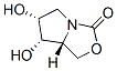 1H,3H-Pyrrolo[1,2-c]oxazol-3-one,tetrahydro-6,7-dihydroxy-,(6R,7S,7aR)- 结构式