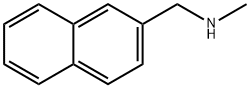 N-メチル-N-(2-ナフチルメチル)アミン 化学構造式