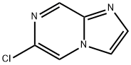 6-クロロイミダゾ[1,2-A]ピラジン 化学構造式