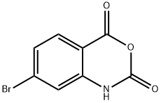 7-ブロモ-1H-ベンゾ[D][1,3]オキサジン-2,4-ジオン 化学構造式