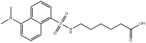 DANSYL-EPSILON-AMINOCAPROIC ACID (DICYCLOHEXYLAMMONIUM) SALT Structure