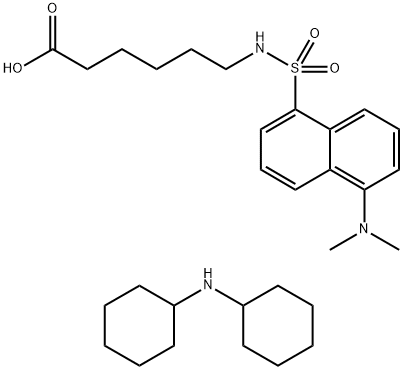 丹磺酰基-6-氨基己酸,76563-40-1,结构式