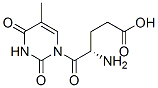 alpha-glutamylthymine Structure