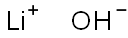 LITHIUM-6 HYDROXIDE MONOHYDRATE Structure