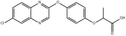 キザロホップ標準品 化学構造式