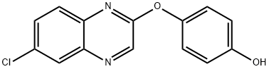 6-CHLORO-2-[(4-HYDROXYPHENYL)OXY]QUINOXALINE Struktur
