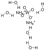 AMMONIUM TUNGSTATE PENTAHYDRATE 化学構造式
