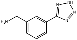 1-[3-(1H-TETRAZOL-5-YL)PHENYL]METHANAMINE Struktur