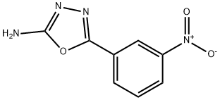 5-(3-NITROPHENYL)-1,3,4-OXADIAZOL-2-AMINE Struktur