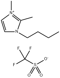 1-BUTYL-2,3-DIMETHYLIMIDAZOLIUM TRIFLUOROMETHANESULFONATE Struktur
