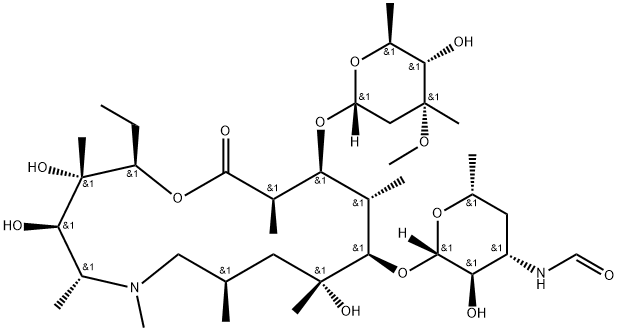 阿奇霉素杂质M, 765927-71-7, 结构式