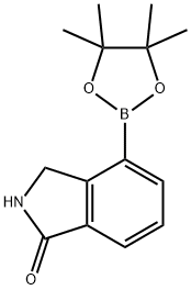 2,3-DIHYDRO-1H-ISOINDOL-1-ONE-4-BORONIC ACID PINACOL ESTER Struktur