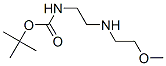 Carbamic acid, [2-[(2-methoxyethyl)amino]ethyl]-, 1,1-dimethylethyl ester (9CI) Struktur