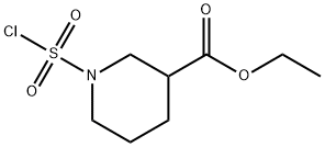 ethyl 1-(chlorosulfonyl)piperidine-3-carboxylate(SALTDATA: FREE) Struktur