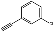 1-クロロ-3-エチニルベンゼン 化学構造式