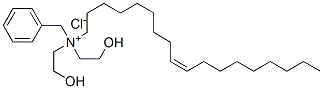 benzylbis(2-hydroxyethyl)oleylammonium chloride  Struktur