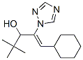alpha-tert-butyl-beta-(cyclohexylmethylene)-1H-1,2,4-triazol-1-ethanol  Struktur