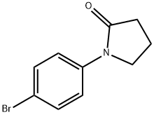 1-（4-溴苯基）2-吡咯烷酮, 7661-32-7, 结构式