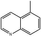 5-メチルキノリン 化学構造式