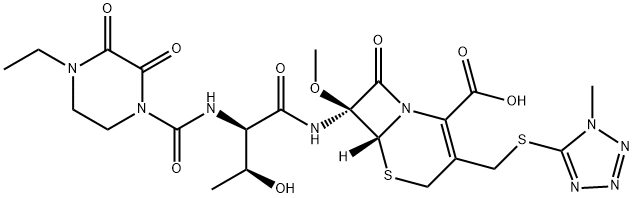 セフブペラゾン 化学構造式