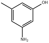 3-氨基-5-甲基苯酚,76619-89-1,结构式