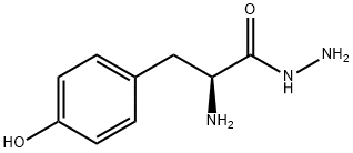 l-酪胺基乙酸肼, 7662-51-3, 结构式
