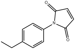 1-(4-エチルフェニル)-1H-ピロール-2,5-ジオン 化学構造式