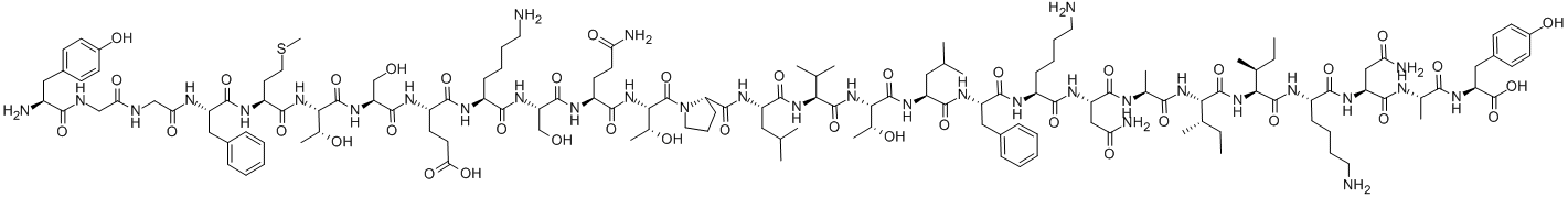 AC-DELTA-ENDORPHIN (HUMAN) Structure